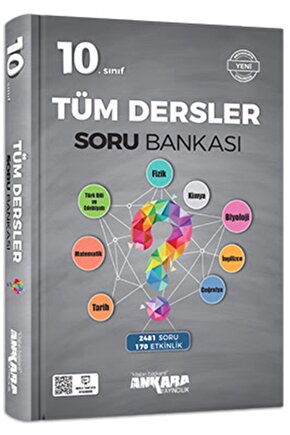 Ankara Yayıncılık 10. Sınıf Tüm Dersler Soru Bankası