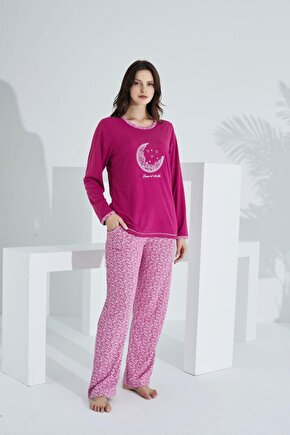 Ekstra Yumuşak Kumaş Pijama Takımı 98142