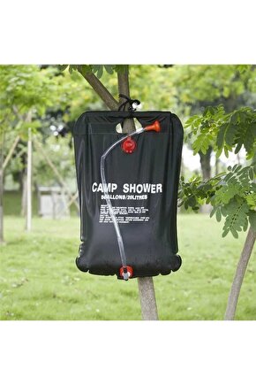 CAMP SHOWER 20L DUŞ ÇANTASI AÇMA KAPAMA MUSLUKLU DUŞ BAŞLIKLI KAMP SU ÇANTASI