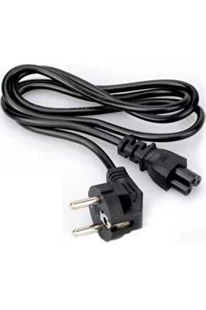 1.5 Metre Pc Mönitör Fişi 3x0,75 Mm 3 Pin Yonca 220v 10a Adaptör Laptop Yazıcı Power Güç Kablosu