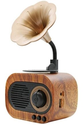 Wireless Gramafon Bluetooth Hoparlör Classic Retro B5