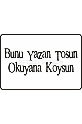 bunu okuyan tosun komik sözler duvar yazıları kamyon arkası sözler retro ahşap poster tablo