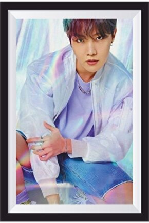 K-pop Bts Çerçeve Görünümlü Ahşap Poster-15