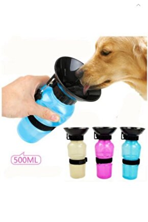 Su Şişesi Köpek Seyahat Suluğu 500 ml