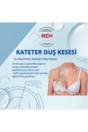 Diyaliz Kateter Kesesi, Su Geçirmez Banyo Bandı 1 Adet