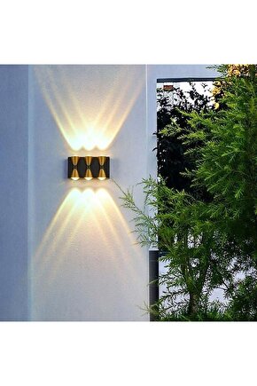 6 Watt Gün Işığı Ledli Modern Tasarım Led Armatür, İç ve Dış Mekan Dekoratif Işık Desenli Led Aplik