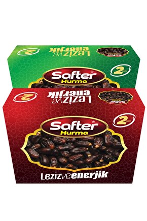 Sayer Doğal Hurma, 2 kg. x 2 Paket