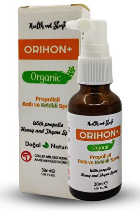 Orihon Organik Propolisli Doğal Boğaz Spreyi 30ml