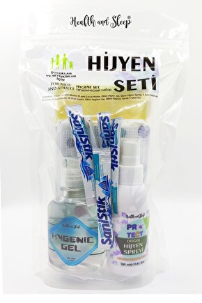 Hijyen Seti (sarı-renkli Elips Maskeli)