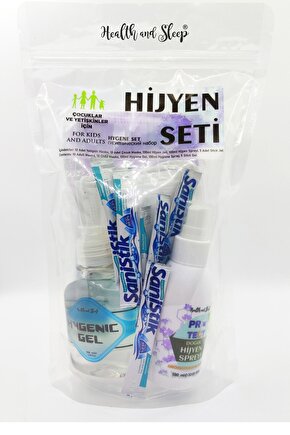 Hijyen Seti (mor Ve Beyaz Maskeli)