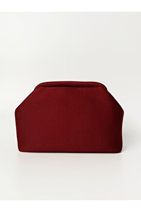 Kadın Bordo Clutch El Çantası