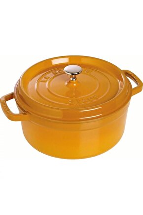 La Cocotte 26cm 5,25lt. Yuvarlak Döküm Tencere Hardal - 405106470