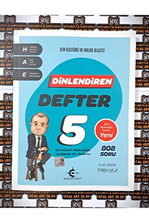 Arı Yayınları 5.Sınıf Din Kültürü Dinlendiren Defter (Yeni Müfredat)