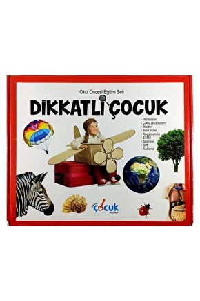 Dikkat Çocuk 5 Yaş Dikkatli Çocuk Okul Öncesi Eğitim Seti