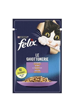 Felix Kuzu Etli Yaş Kedi Maması 85 gr