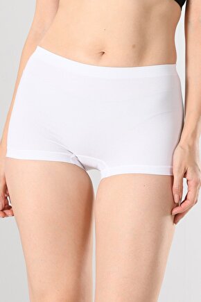 Miss Fit Kadın Dikişsiz Basic Boxer Örme Seamless Panty 1202