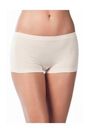 Miss Fit Kadın Dikişsiz Basic Boxer Örme Seamless Panty 1202