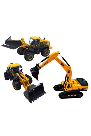 Kepçe Dozer Kar Küreme Araç Set 3lü