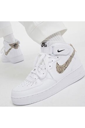 Air Force 1 07 Mid Classic Velcro Kadın Spor Ayakkabı DD9625-101 stilim spor