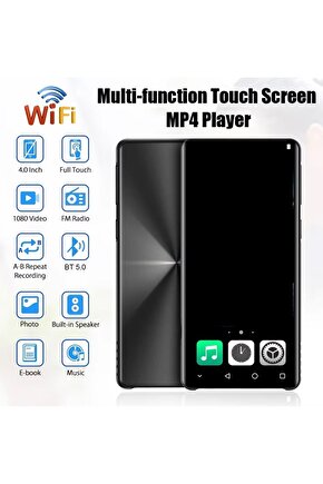 Wi̇fi̇ Mp3-mp4 Player 5 İnç Ekranli 32gb Androi̇d Müzi̇k Çalar Fm Radyo Ses Kayit Bluetooth