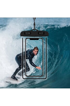 SU GEÇİRMEZ TELEFON KILIFI HAVUZ DENİZ YAĞMUR DA KULLANIM BOYUN ASKI İPLİ WATERPROOF PHONE CASE