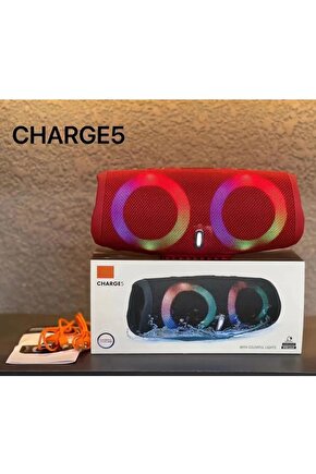 BLUETOOTH SPEAKER ŞARJLI TAŞINABİLİR KABLOSUZ HOPARLÖR SD KART USB AUX FM RADYO CHARGE5