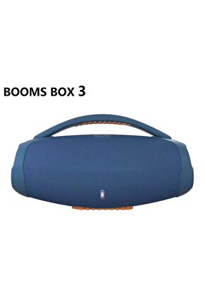 BOOMS BOX3 BLUETOOTH SPEAKER ŞARJLI LED IŞIKLI KABLOSUZ HOPARLÖR