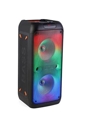 Bluetooth Hoparlör Mikrofonlu Bass Kabin Party Şarjlı Speaker Toplantı Okul Seminer Hoparlörü