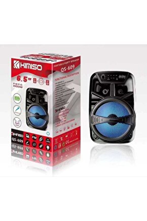 Mikrofonlu Bluetooth Hoparlör Led Işıklı Fm Radyo Sd Kart Usb Girişli Speaker