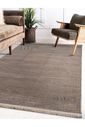 Parma Düz Kahve Model Dokuma Halı Kilim Yolluk Salon Halısı Modern Dokuma