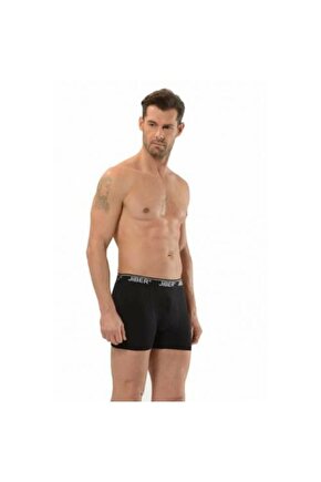 Erkek Siyah Strech Boxer 6lı