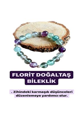 FLORİT DOĞALTAŞ BİLEKLİK