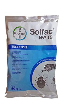 Solfac Wp10 Hamam Böceği Pire Sinek İlacı 50 gr