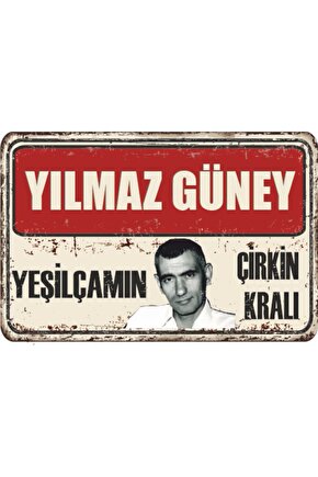 Yılmaz Güney Yeşilçam Retro Ahşap Poster