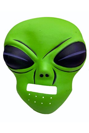 Ghoulish Productions Green Alien Mask 45x30 cm ( UZAYLI )