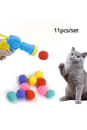 Samur Parti Parti Aksesuar & Kostüm Peluş Top Atan Kedi Oyuncağı