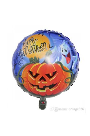 Parti Malzemeleri Happy Halloween Folyo Balon 18 Inç