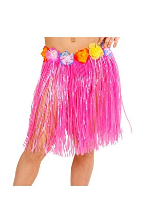 Parti Parti Aksesuar & Kostüm Yetişkin Ve Çocuk Uyumlu Pembe Renk Püsküllü Hawaii Luau Hula Et