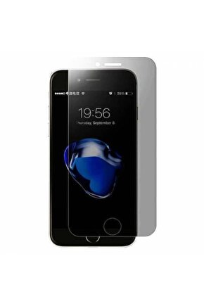 NANO Cam İPHONE 7 Plus Black Siyah Kırılmaz Cam Ekran Koruyucu