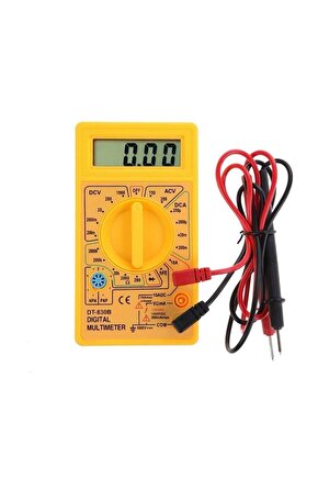 Digital Ölçü Aleti Multimeter Buzzerli Avometre