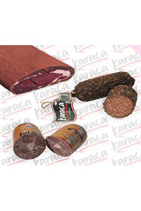 Osmanlı Sucuk 1000 gr Tütünlük Pastırma 1000 gr Blok Dana Kavurma 1000 gr