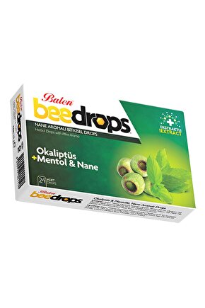 Beedrops Okaliptüs & Mentollü Nane Aromalı 24 Drops