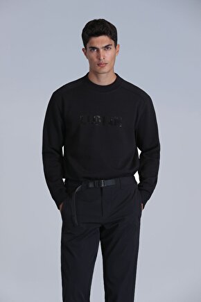 Luther Erkek Sweatshirt Siyah