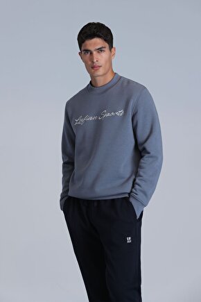 Loved Erkek Sweatshirt Koyu Mavi