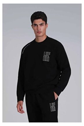 Dıego Erkek Sweatshirt Siyah