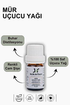 Mür (Myrrh) Uçucu Yağı 5 ml - %100 Saf Aromaterapi Yağı