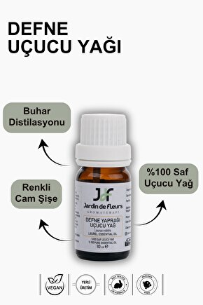 Defne (Laurel) Uçucu Yağı 10 ml - %100 Saf Aromaterapi Yağı