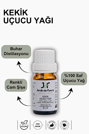 Kekik (Thyme) Uçucu Yağı 10 ml - %100 Saf Aromaterapi Yağı