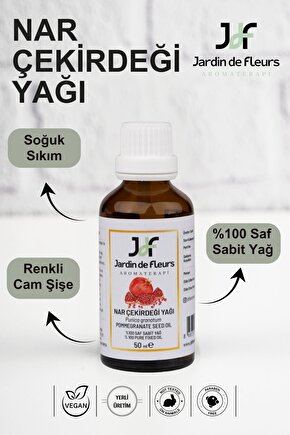 Nar Çekirdeği Yağı (Pommegranate Seed Oil) 50 ml - %100 Saf Aromaterapi Yağı