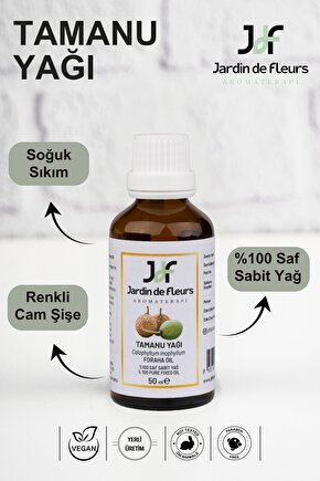 Tamanu Yağı (Foraha Oil) 50 ml - %100 Saf Aromaterapi Yağı